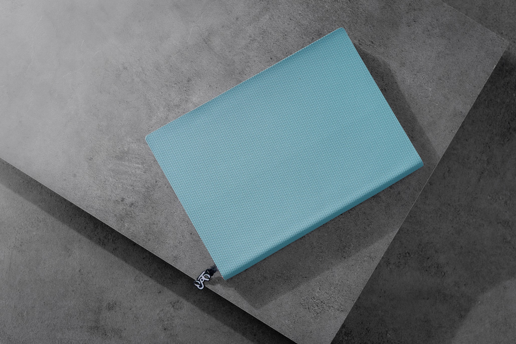 سالنامه 1405 وزیری جلد نرم سرین سبزآبی