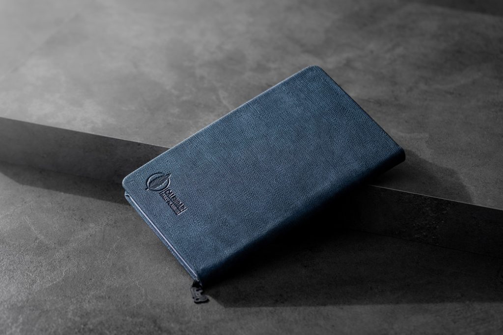 سالنامه1405 اروپایی آبی الفنت کتان